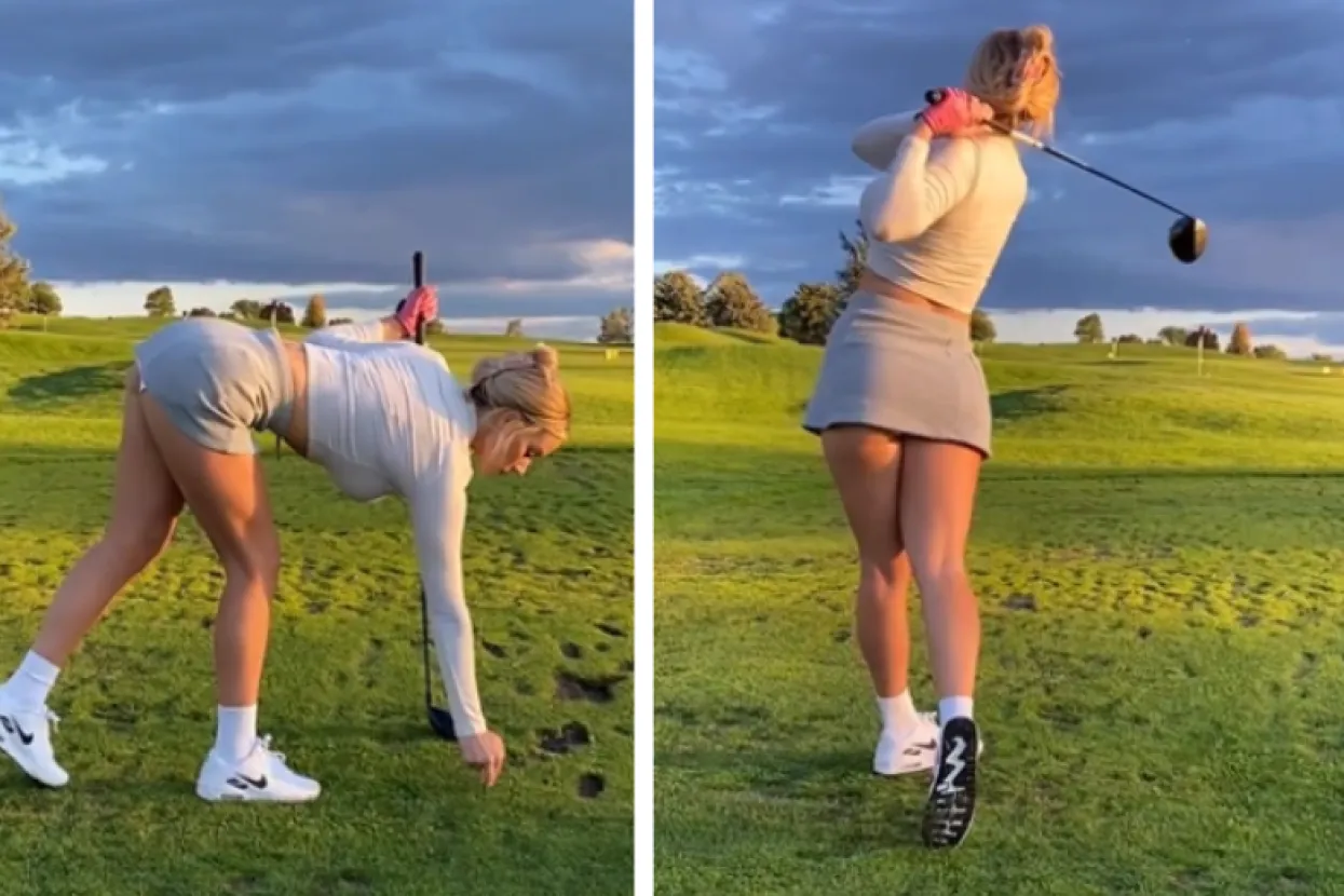 Golferica Paige Spiranac pokazala kako pravilno udarati lopticu