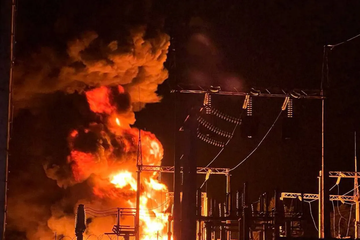 Gori spremnik s gorivom kod Belgoroda