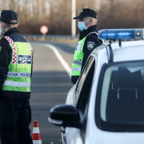 Hrvatska policija (Ilustracija)