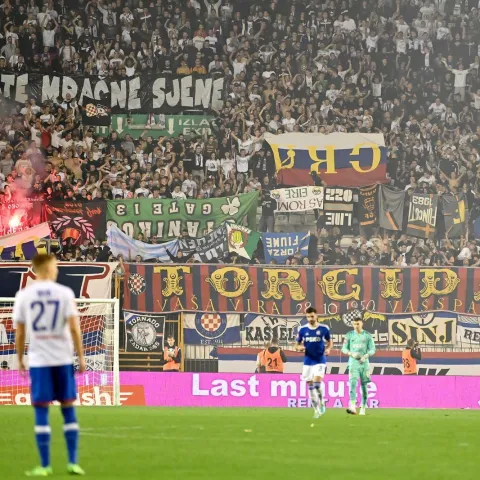 Poljud, Split - SuperSport HNL, 14. kolo, HNK Hajduk - GNK Dinamo.