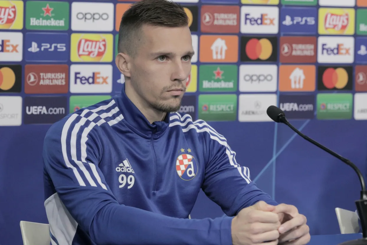 Mislav Oršić uoči utakmice Dinamo - Milan