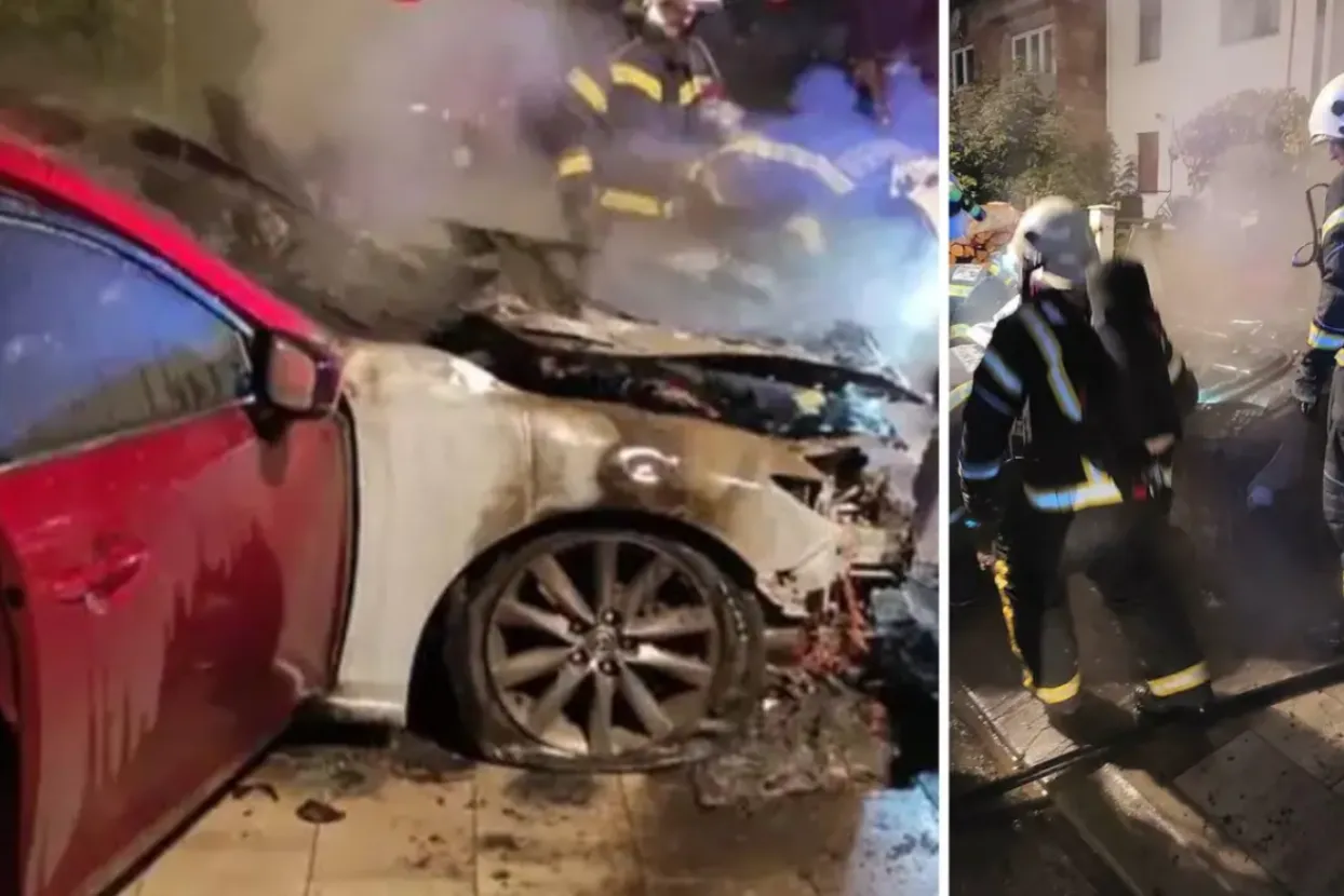 Zapaljeni automobili