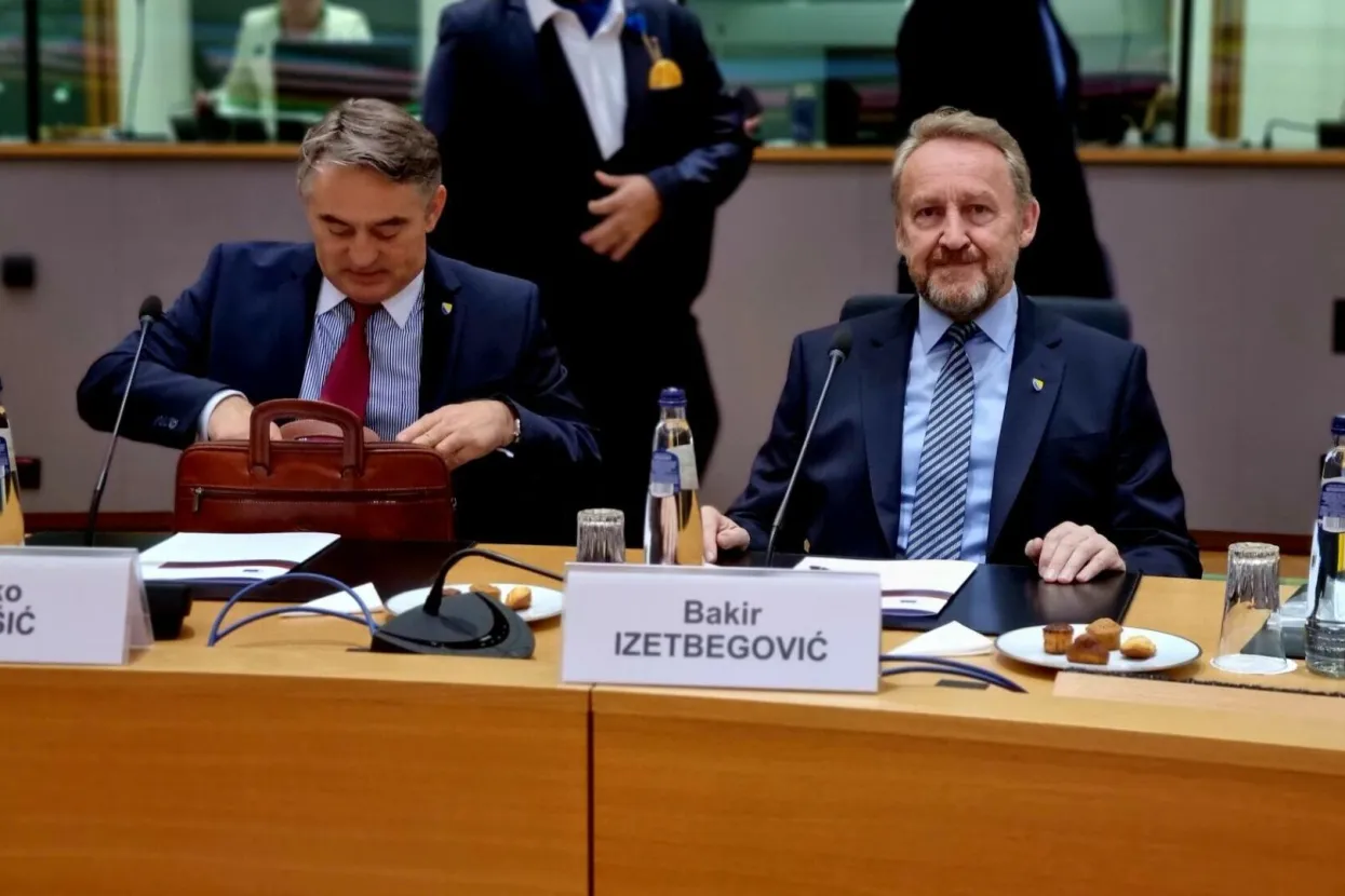 Kom&scaron;ić i Izetbegović u Bruxellesu