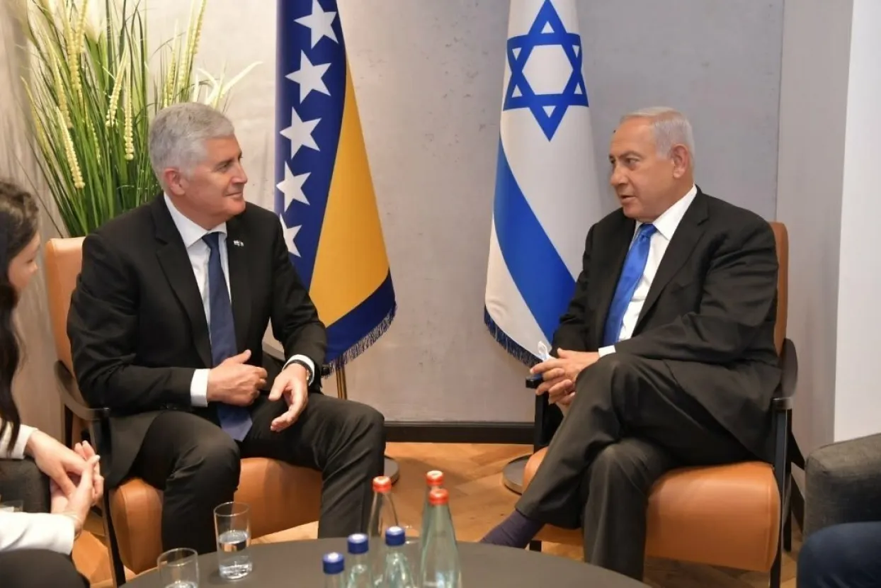 Dragan Čović i Benjamin&nbsp;Netanyahu