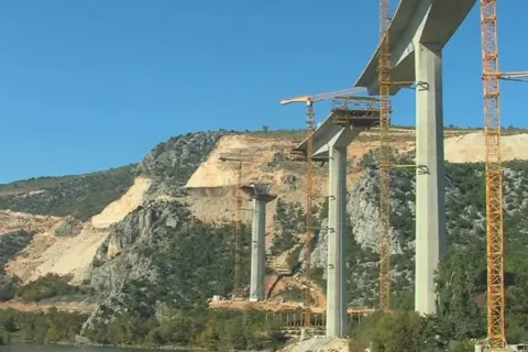 Izgradnja mosta Počitelj