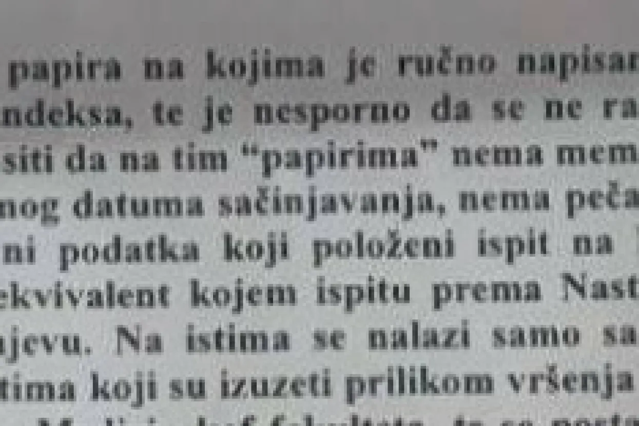 Nema pečata na dokumentima iz Zagreba