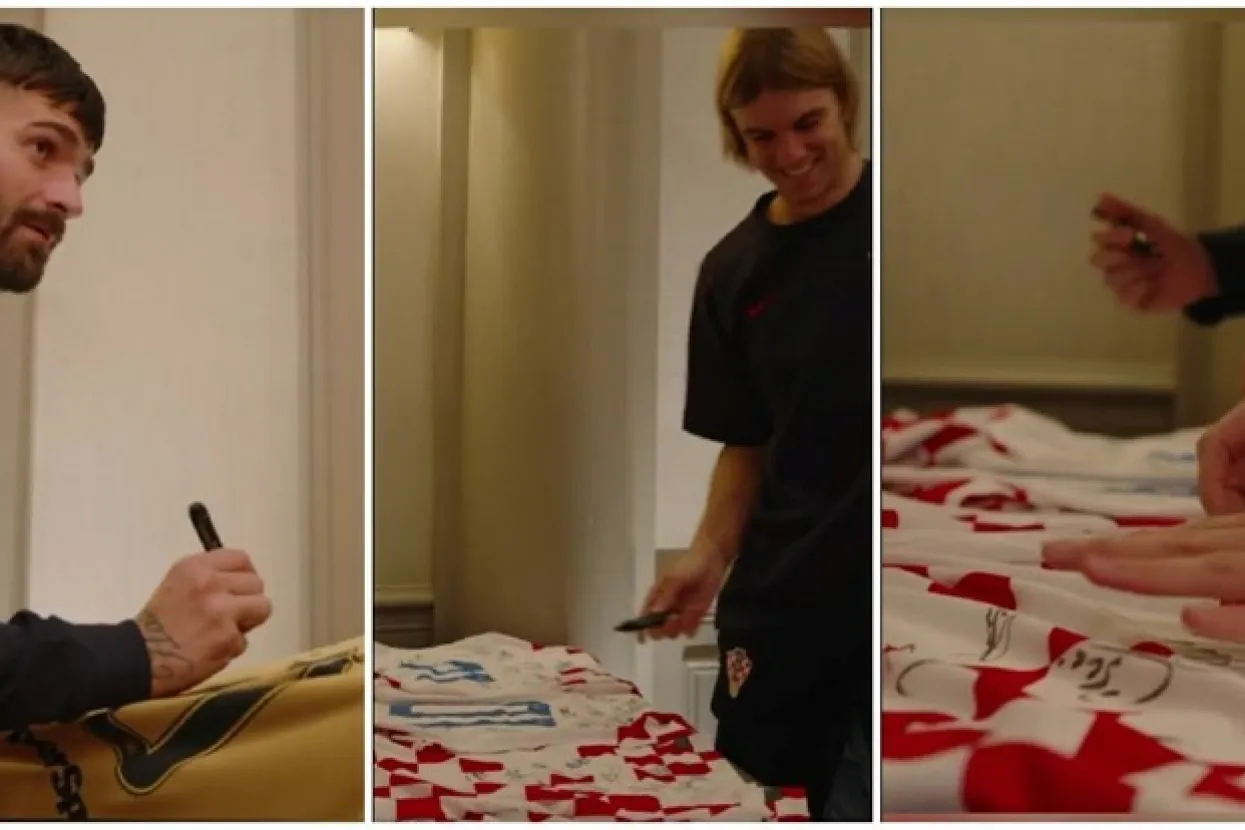 Vatreni potpisuju dresove