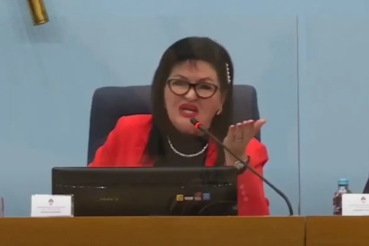 Nata&scaron;a Radulović tijekom "slavnog" nastupa u NSRS-u