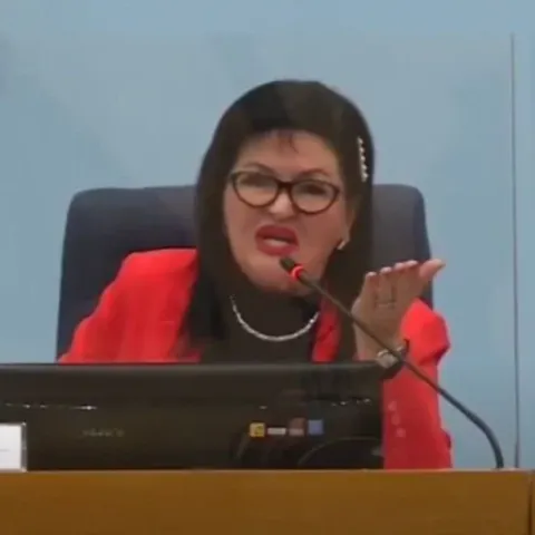 Nata&scaron;a Radulović tijekom "slavnog" nastupa u NSRS-u