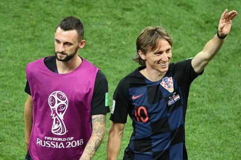 Marcelo Brozović i Luka Modrić