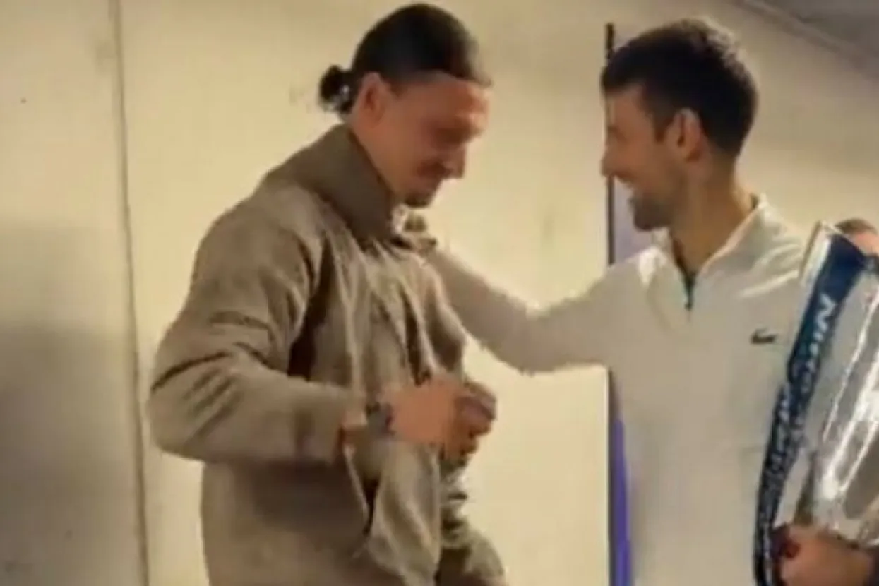 Ibrahimović do&scaron;ao čestitati Đokoviću