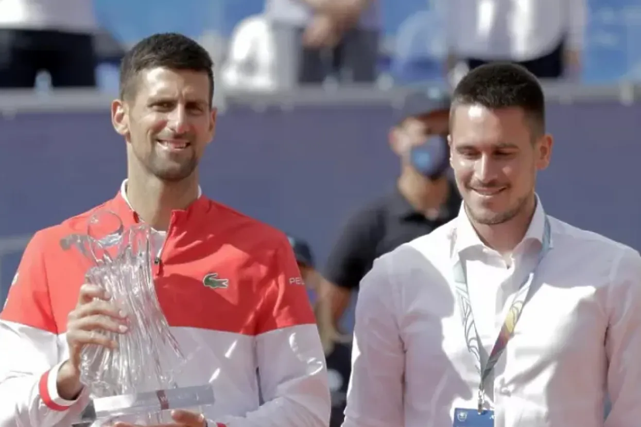 Novak Đoković i Đorđe Đoković