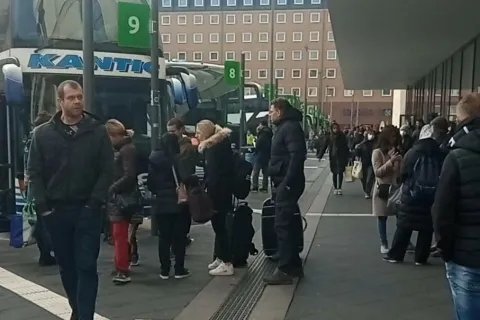 Autobusna postaja u Frankfurtu