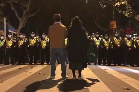 Policija na ulicama kineskih gradova