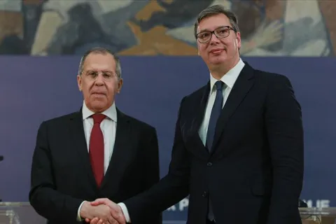 Sergej Lavrov i Aleksandar Vučić