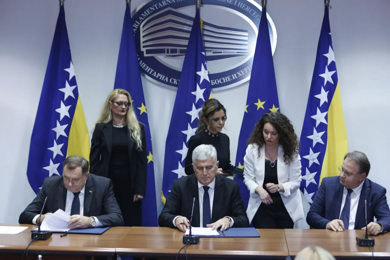 'Osmorka', HDZ i SNSD potpisali koalicijski sporazum o formiranju vlasti na državnom nivou