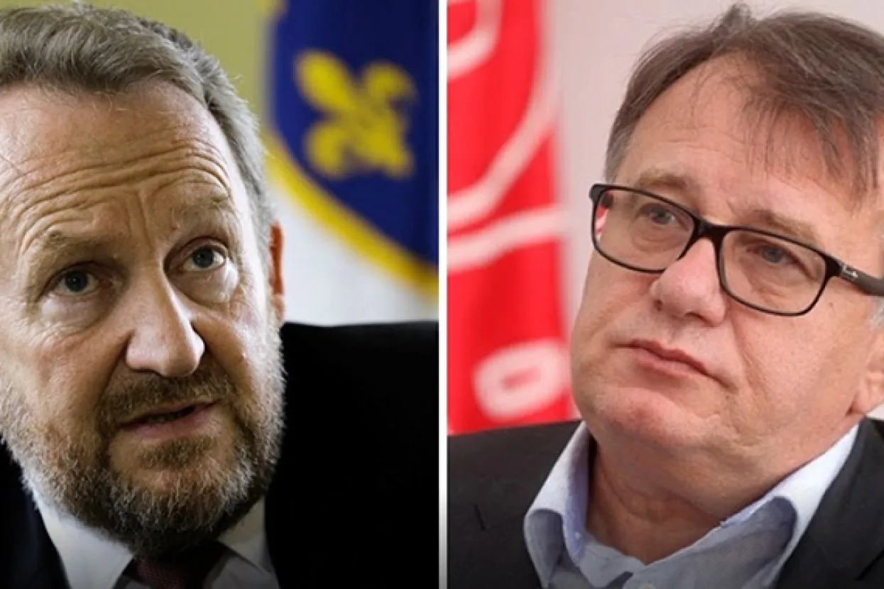 Lider SDA Bakir Izetbegović i "Osmorke" Nermin Nik&scaron;ić