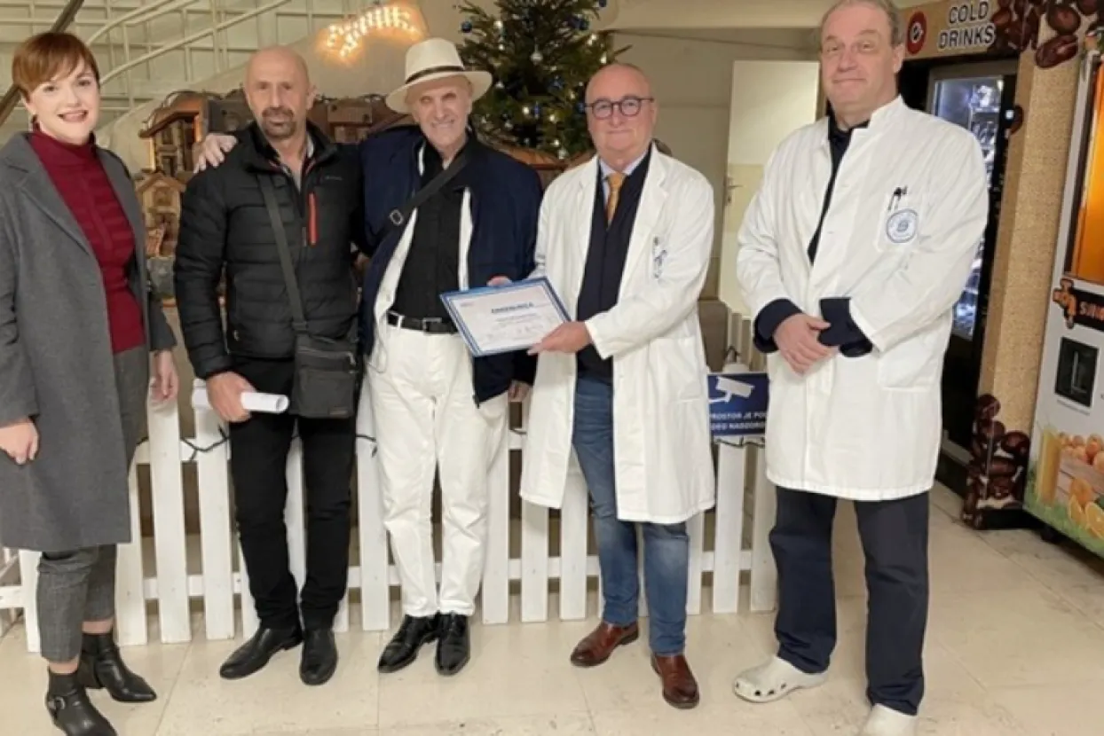 Muhamed Hubanić darovao vi&scaron;e od 100 tisuća kuna KBC-u Rijeka