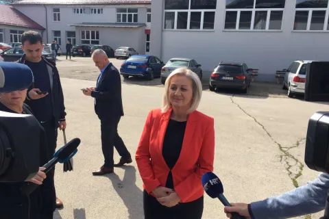 Borjana Kri&scaron;to glasovala u Livnu