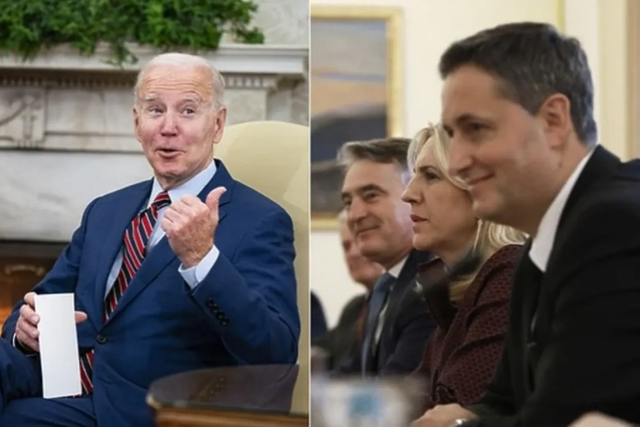 Joe Biden i članovi predsjedni&scaron;tva BiH