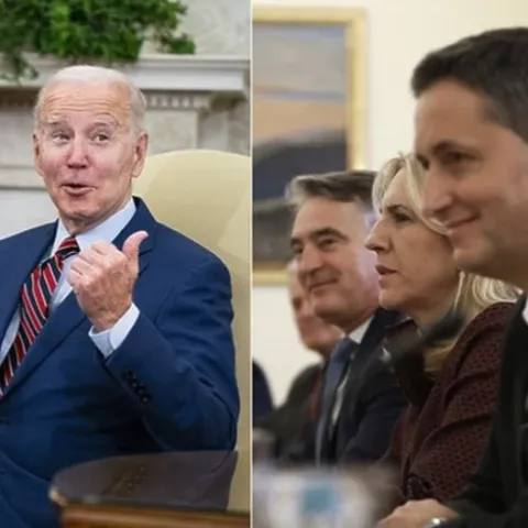 Joe Biden i članovi predsjedni&scaron;tva BiH