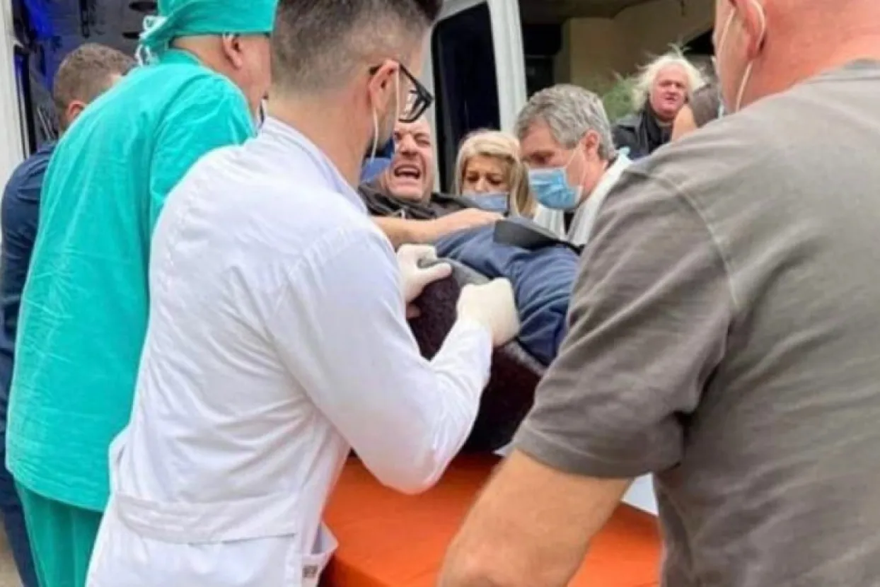 Te&scaron;ko ranjen Srbin na sjeveru Kosova