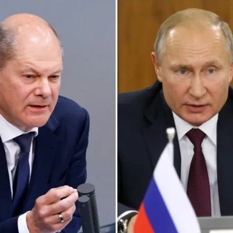 Scholz i Putin