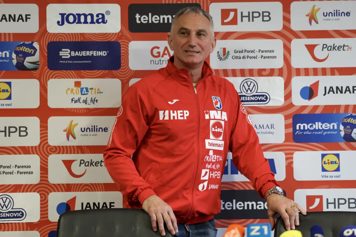 Zagreb, 03.02.2023 - Službeno predstavljanje novog izbornika hrvatske mu&scaron;ke seniorske reprezentacije, Gorana Perkovca. Na slici novi izbornik Goran Perkovac.
