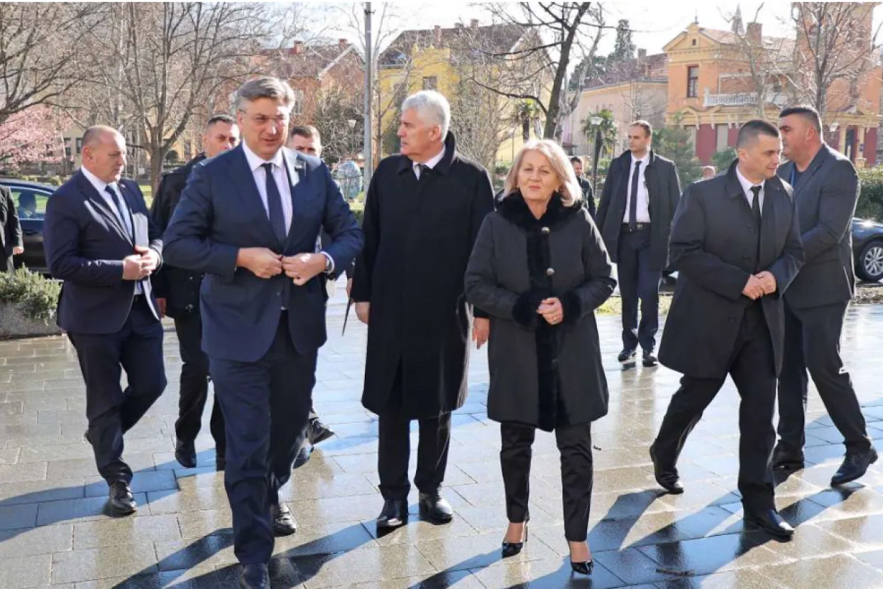 Plenković, Čović i Kri&scaron;to