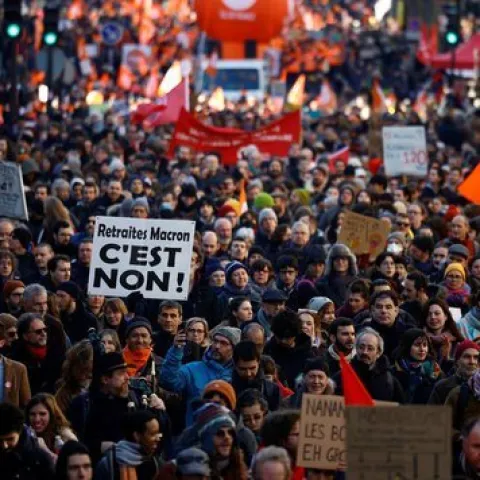 Masovni prosvjed u Francuskoj protiv planirane mirovinske reforme