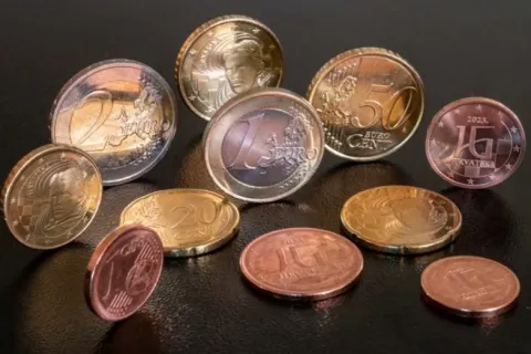 Kovanice eura (Ilustracija)