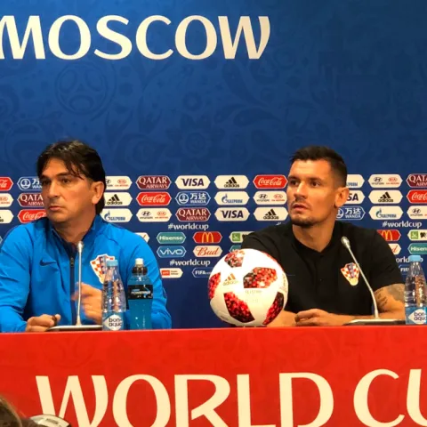 Zlatko Dalić i Dejan Lovren