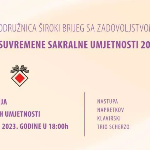 Prvo Bijenale suvremene sakralne umjetnosti 2023. u &Scaron;irokom Brijegu