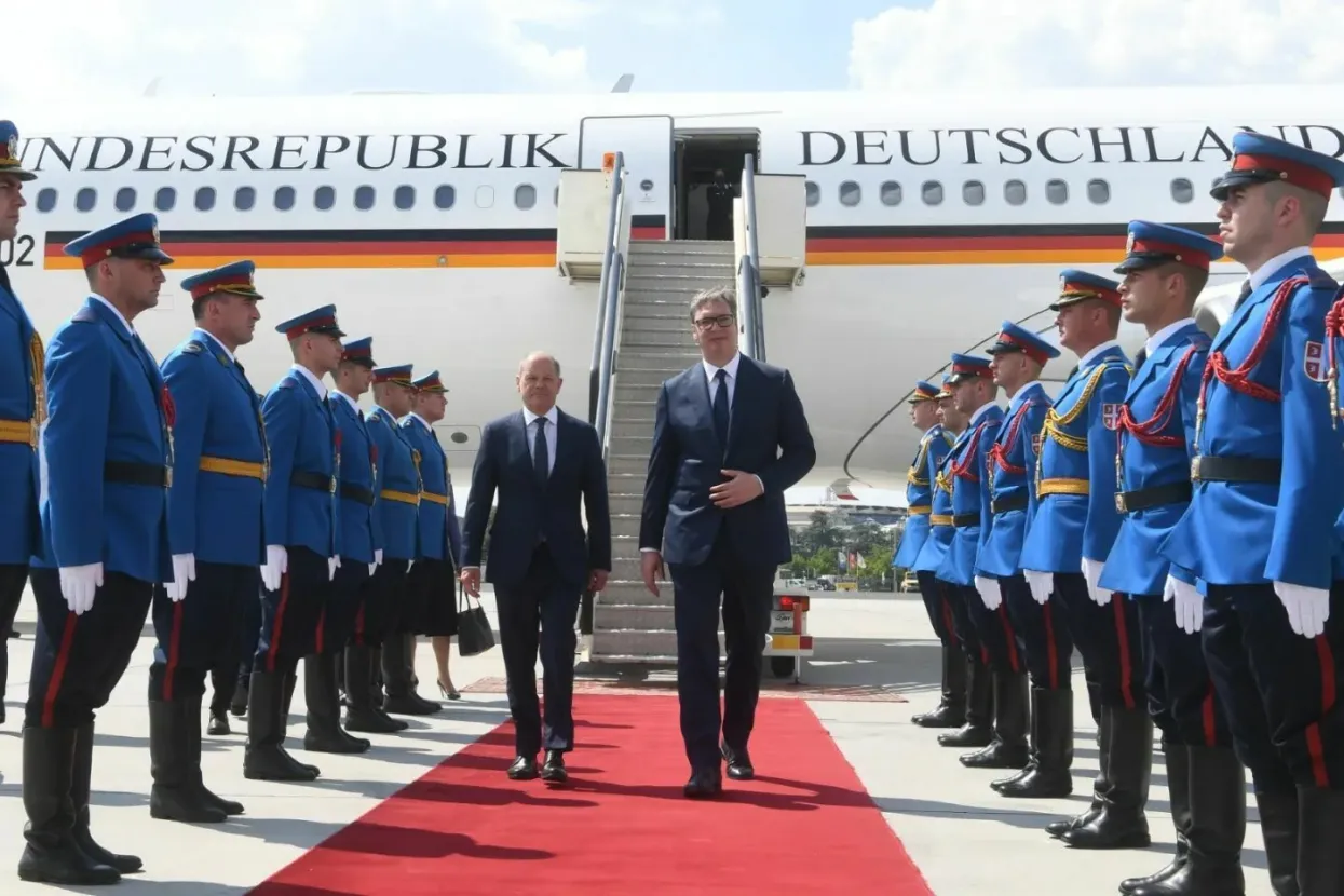 Aleksandar Vučić i Olaf Scholz