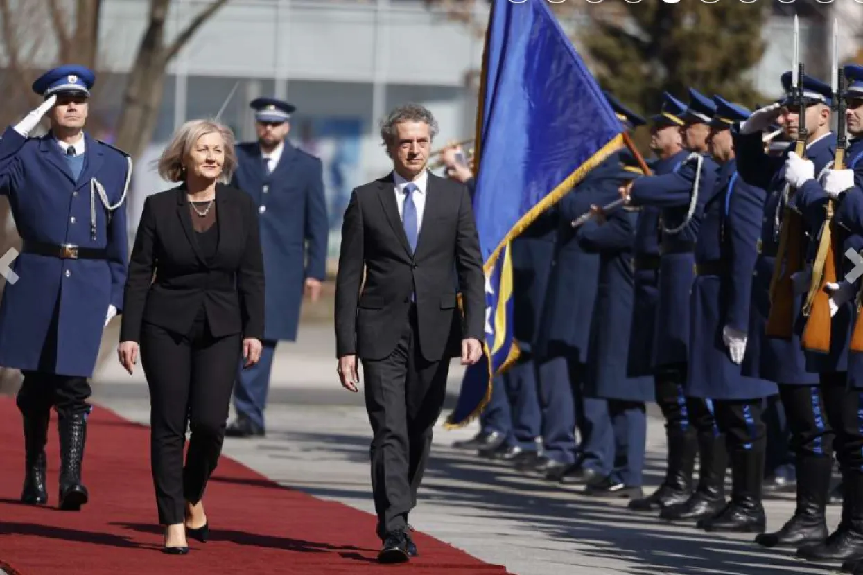 Borjana Kri&scaron;to i Robert Golob