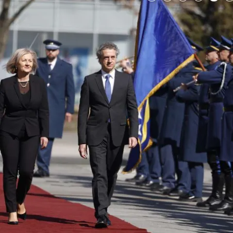 Borjana Kri&scaron;to i Robert Golob