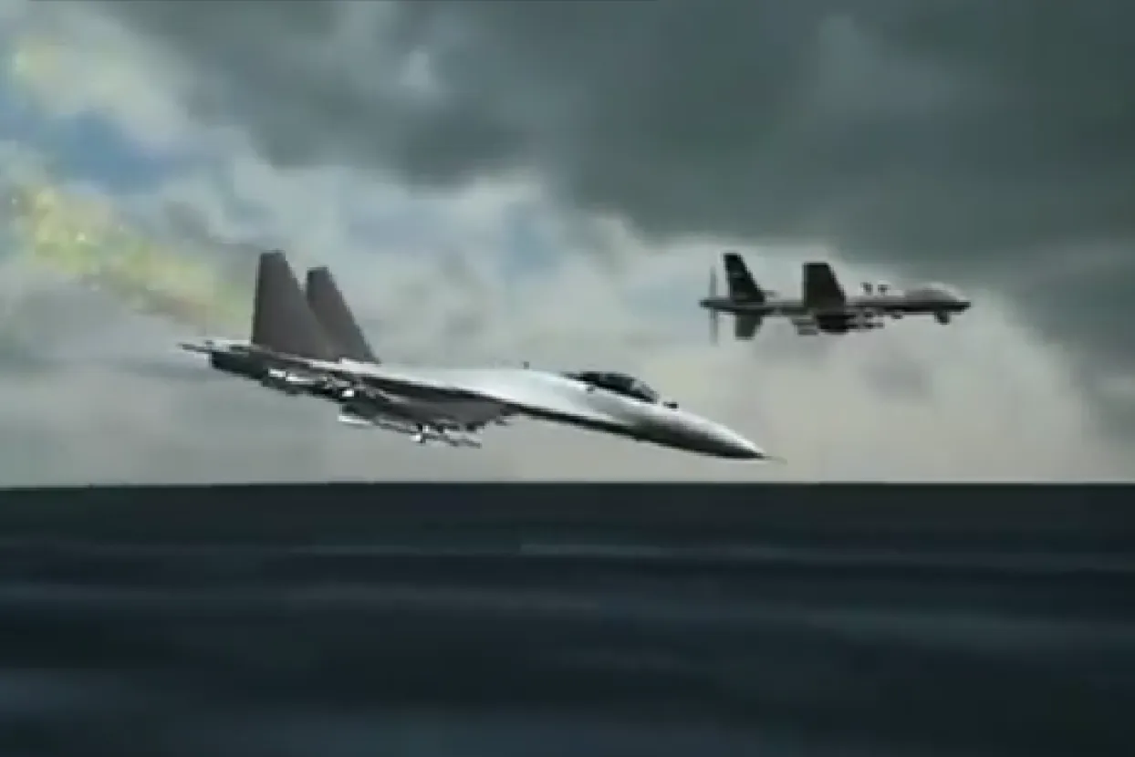Ruski avion i američki dron