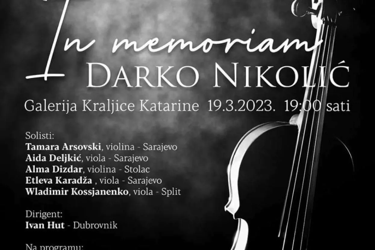 Koncert 'In memoriam Darko Nikolić'