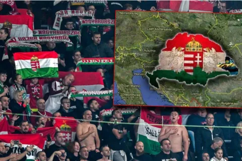 Karta 'Velike Mađarske'