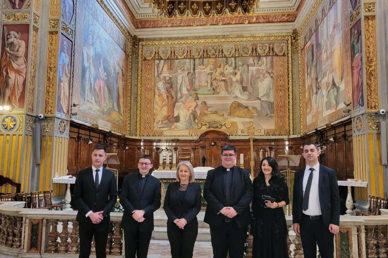 Kri&scaron;to posjetila Papinski hrvatski zavod svetog Jeronima