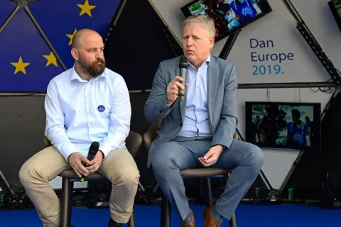 Žarko Katić (desno)