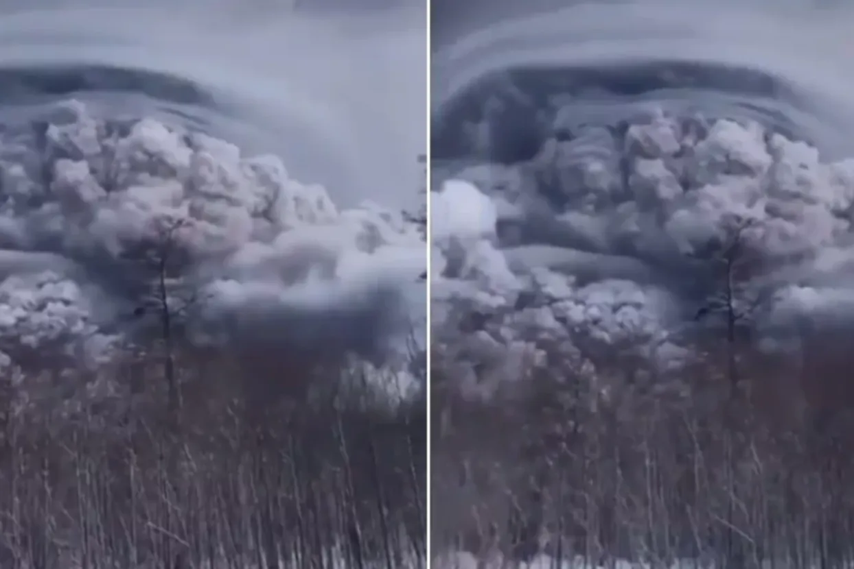 Erupcija vulkana na Kamčatki