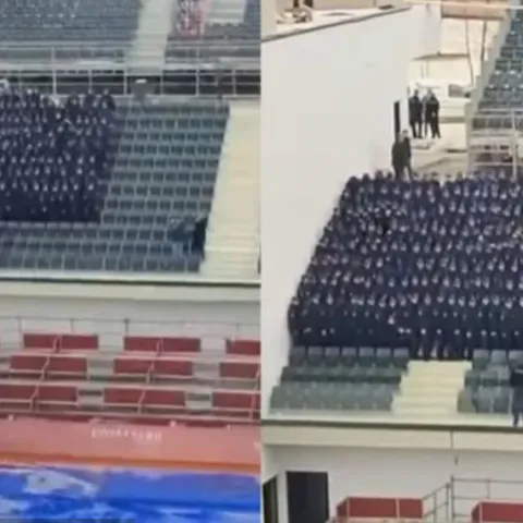 Banjalučki policajci skaču po tribinama