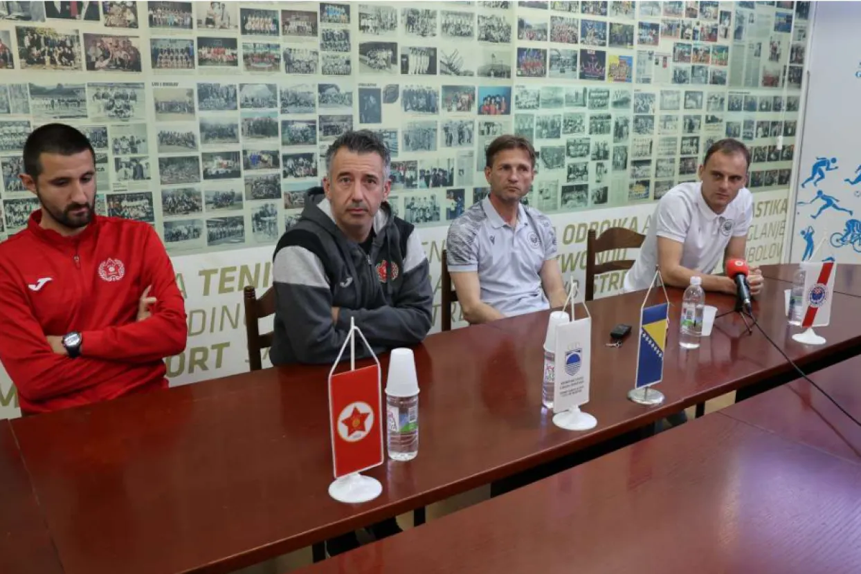 Kapetani i treneri Veleža i Zrinjskog