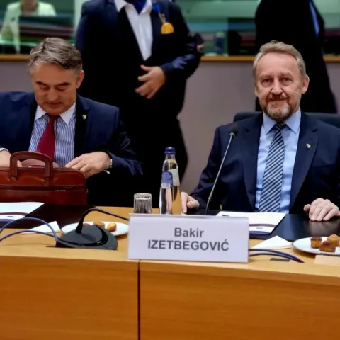 Kom&scaron;ić i Izetbegović u Bruxellesu