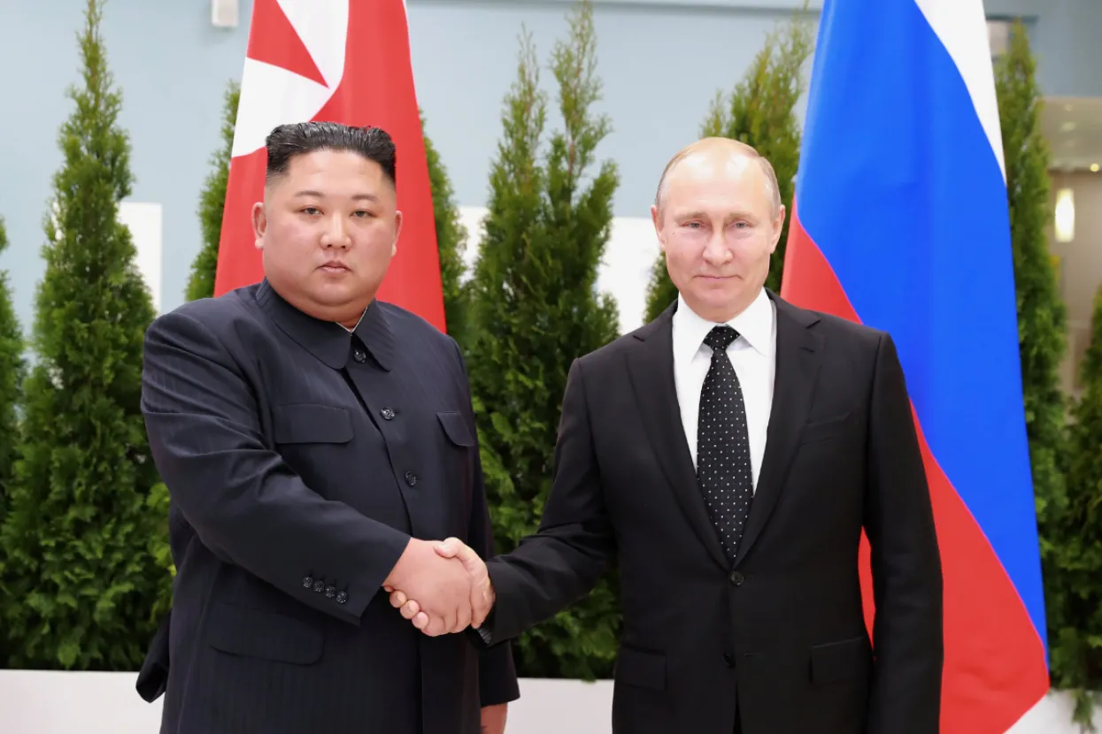 Kim Jong Un i Vladimir Putin