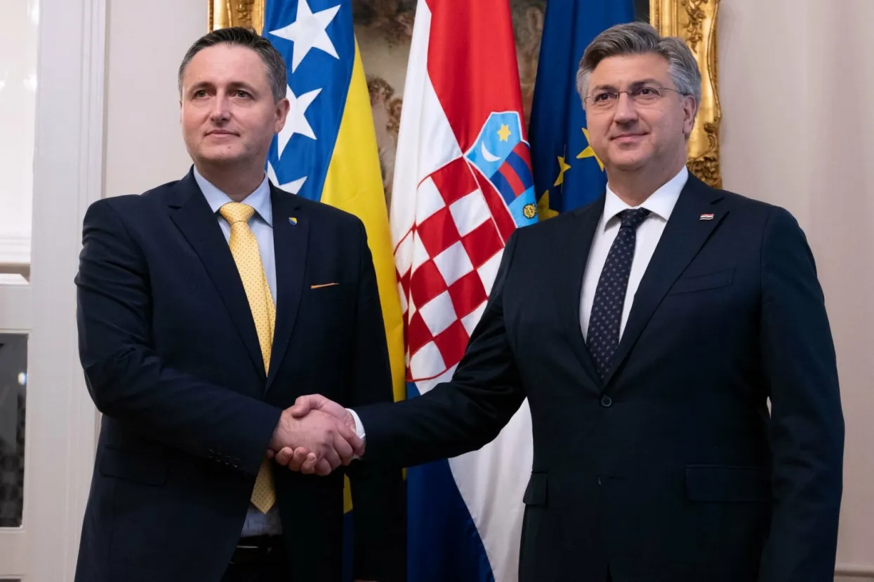 Denis Bećirović i Andrej Plenković