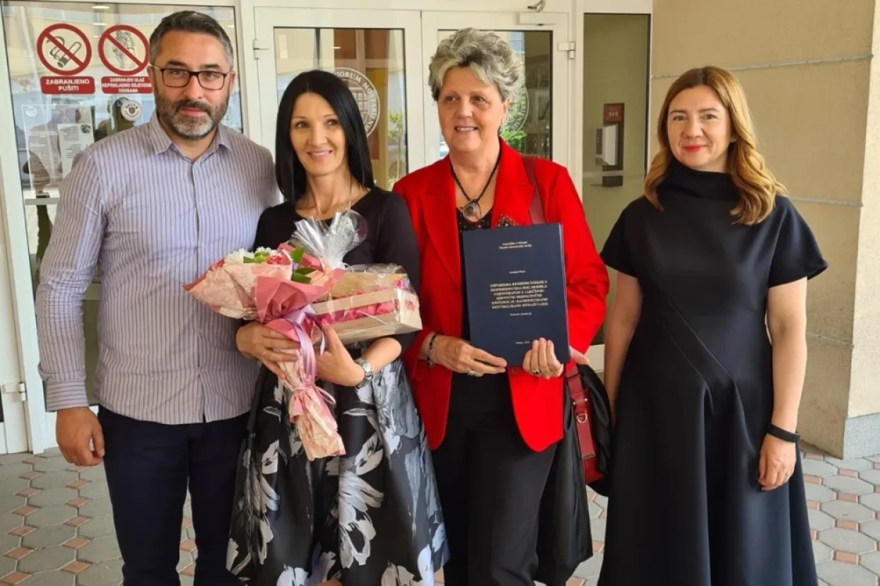 Gospođa Hrkać danas je ispisala povijest Sveučili&scaron;ta u Mostaru i Fakulteta zdravstvenih studija