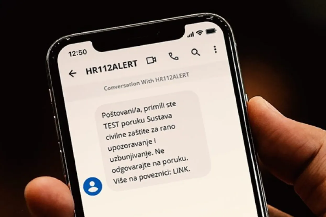 Testiranje Sustava za rano upozoravanje i upravljanje krizama