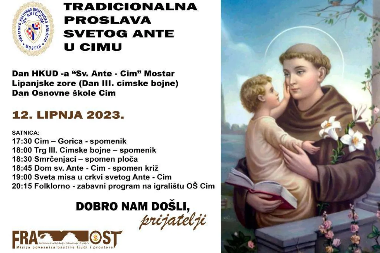 Proslava blagdana sv. Ante u Cimu